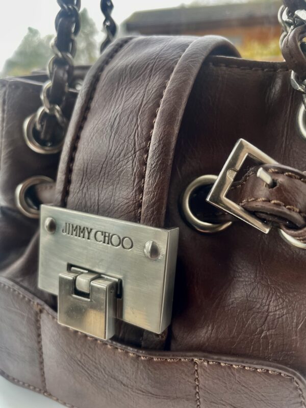 JIMMY  CHOO SMALL LOOP BAG PRE-LOVED - Image 3