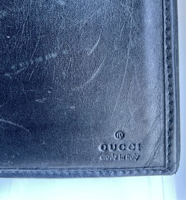VINTAGE GUCCI LEATHER PURSE - Image 6