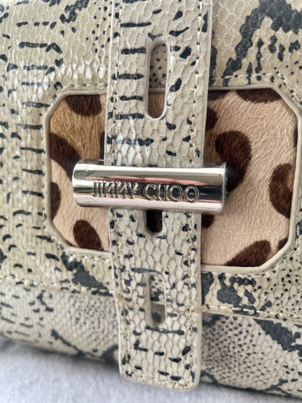 JIMMY CHOO STUNNING LEATHER CLUTCH - Image 5
