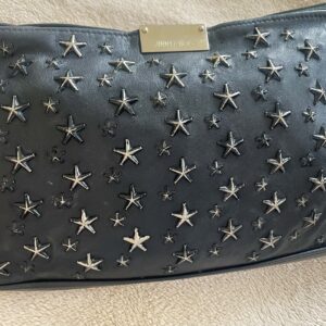 JIMMY CHOO LEATHER CLUTCH