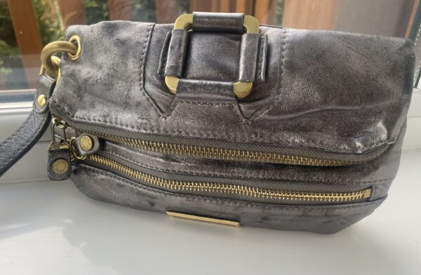 VINTAGE JIMMY CHOO LEATHER CLUTCH - Image 4