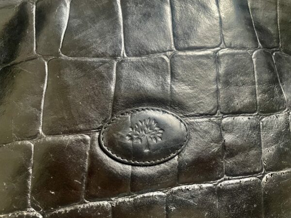 VINTAGE MULBERRY BLACK TOTE - Image 7