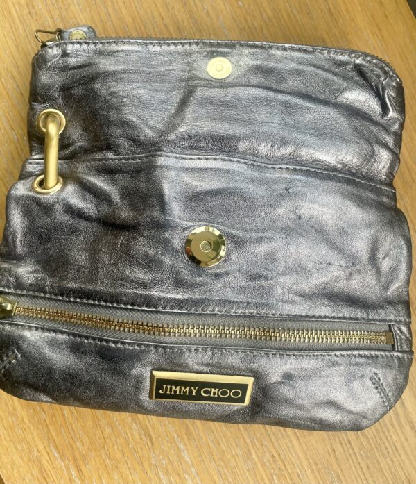 VINTAGE JIMMY CHOO LEATHER CLUTCH - Image 3