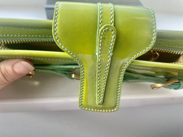 JIMMY CHOO GREEN CLUTCH - Image 7