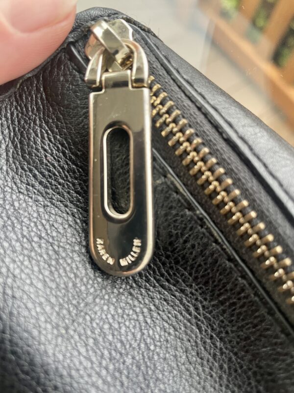 KAREN MILLEN LEATHER HANDBAG - Image 5