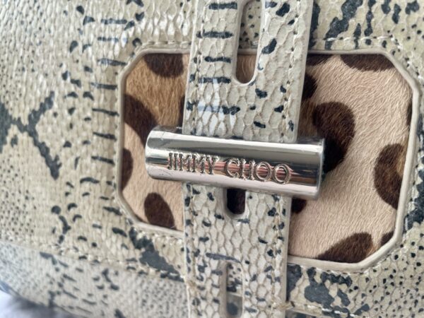 JIMMY CHOO STUNNING LEATHER CLUTCH - Image 3