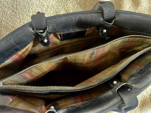 VINTAGE MULBERRY BLACK TOTE - Image 5