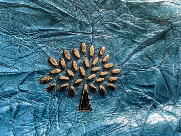 VINTAGE MULBERRY PEACOCK BLUE BAG - Image 5