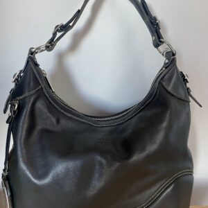 RALPH LAUREN LEATHER SHOULDER BAG