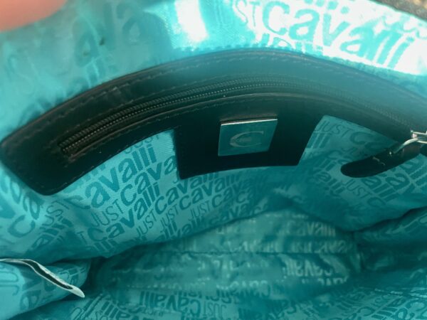 JUST CAVALLI BLACK SHOULDER BAG - Image 6