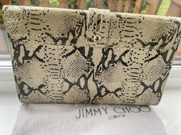 JIMMY CHOO STUNNING LEATHER CLUTCH - Image 4