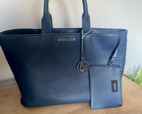 ARMARNI JEANS TOTE BRIGHT BLUE