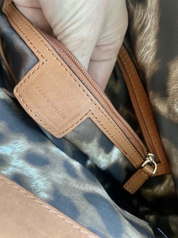 KAREN MILLEN LEATHER TOTE - Image 5