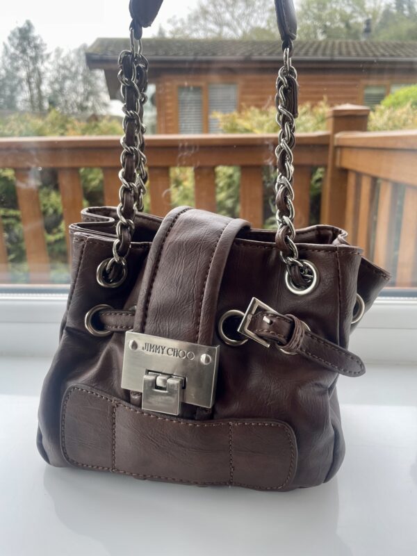 JIMMY  CHOO SMALL LOOP BAG PRE-LOVED