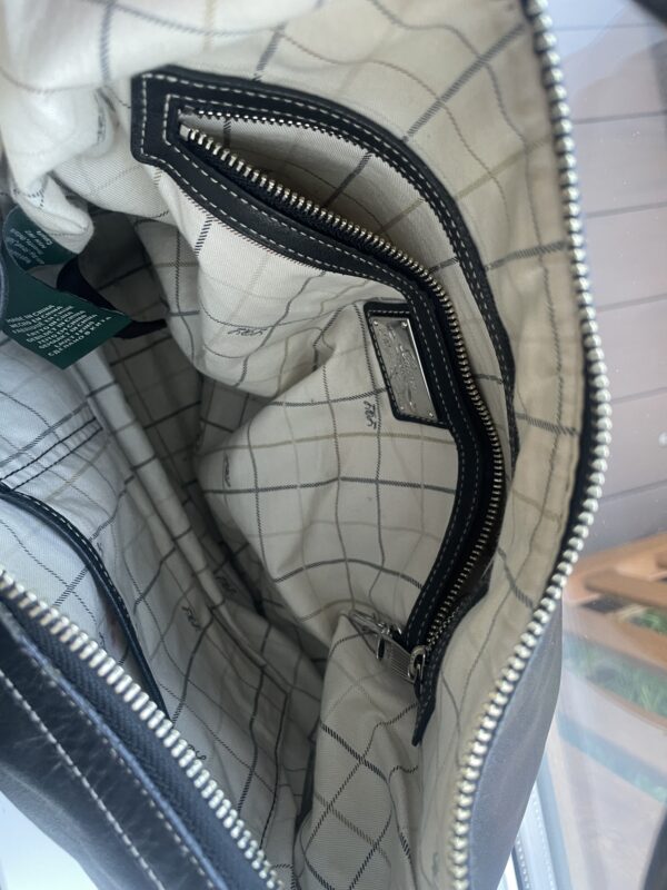 RALPH LAUREN LEATHER SHOULDER BAG - Image 5