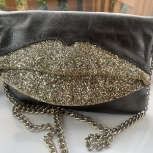 JUST CAVALLI LIPS LEATHER HANDBAG