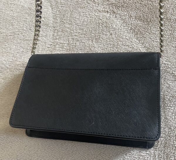 DKNY LEATHER BLACK CROSS BODY / SHOULDER BAG - Image 3
