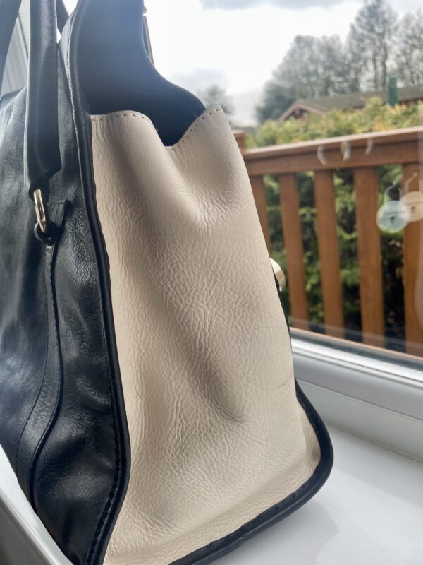 KAREN MILLEN LEATHER HANDBAG - Image 7