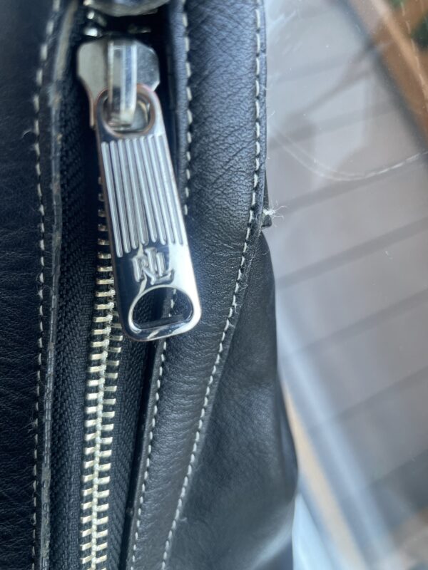 RALPH LAUREN LEATHER SHOULDER BAG - Image 6