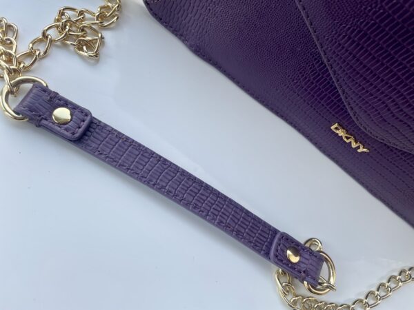 DKNY PURPLE HANDBAG PRE-LOVED - Image 3