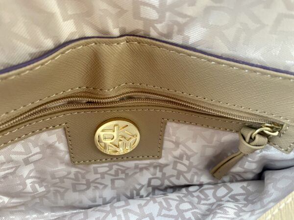 DKNY PURPLE HANDBAG PRE-LOVED - Image 4