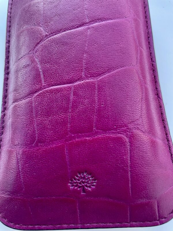 MULBERRY LEATHER POUCH
