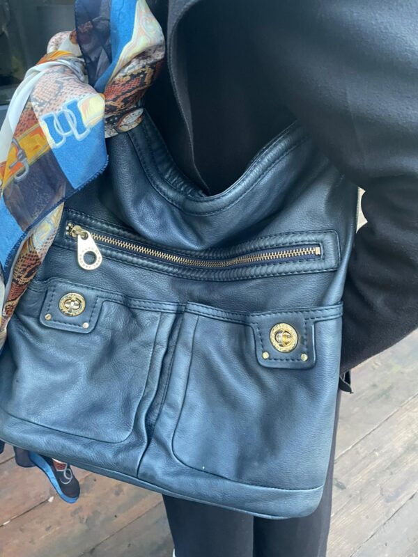 MARC JACOBS ICONIC NAVY TOTE - VINTAGE BAG - Image 4