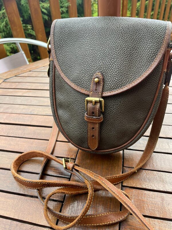 VINTAGE MULBERRY SCOTCH-GRAIN CROSSBODY BAG