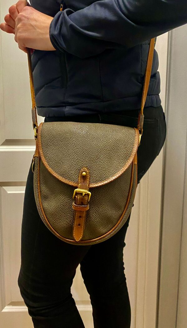 VINTAGE MULBERRY SCOTCH-GRAIN CROSSBODY BAG - Image 6