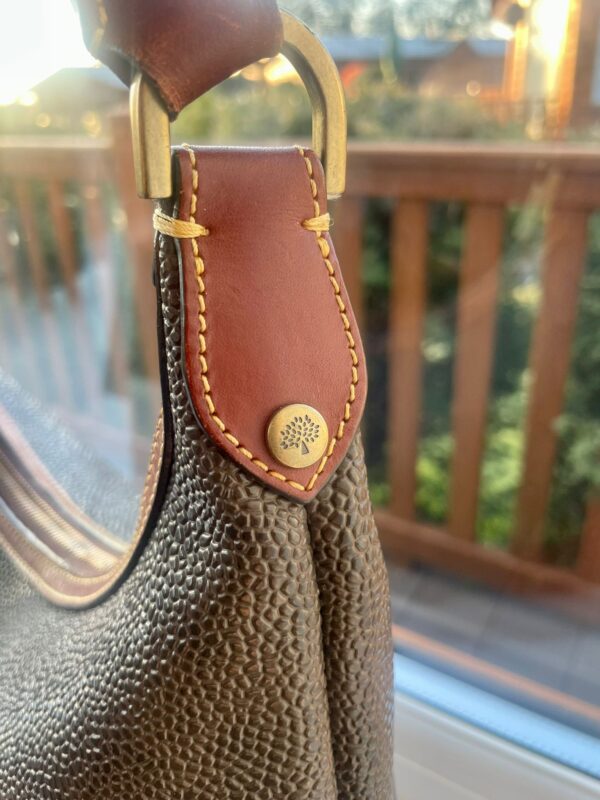 VINTAGE MULBERRY SCOTCH-GRAIN SHOULDER BAG - Image 3