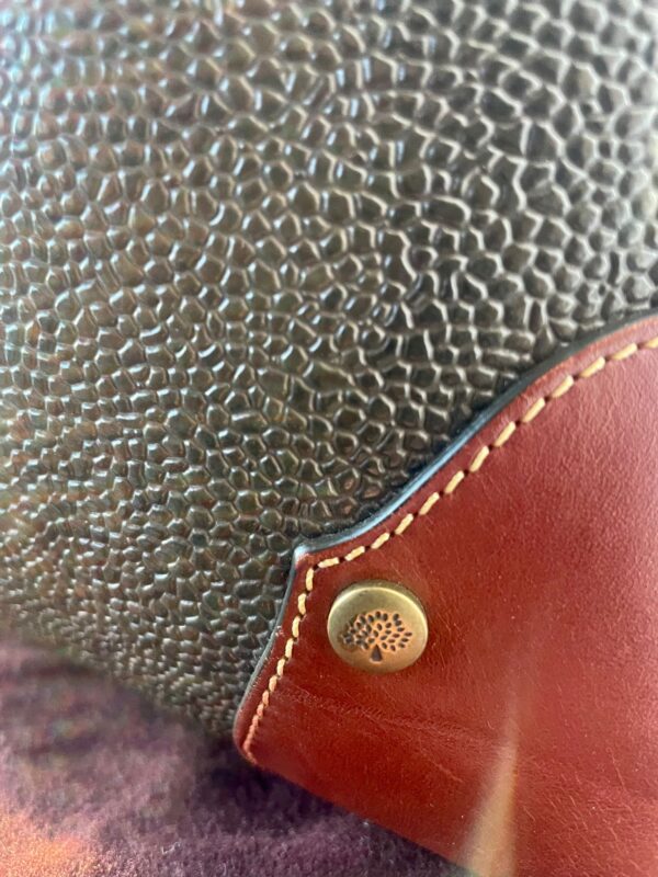 VINTAGE MULBERRY SCOTCH-GRAIN SHOULDER BAG - Image 4