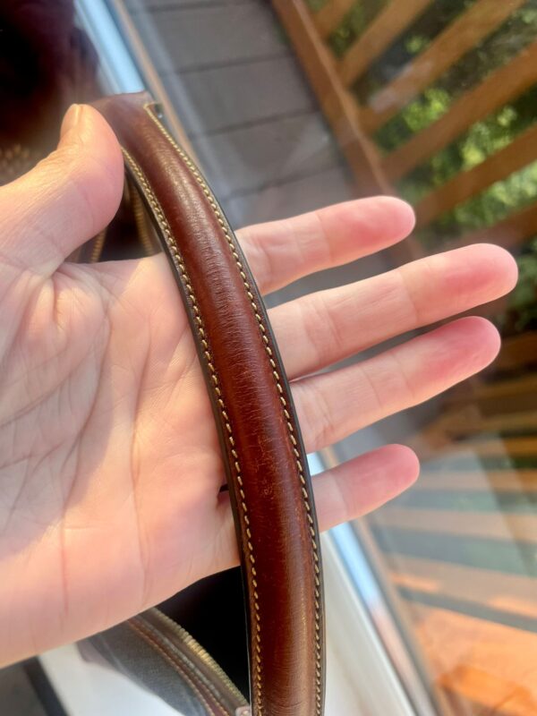 VINTAGE MULBERRY SCOTCH-GRAIN SHOULDER BAG - Image 6