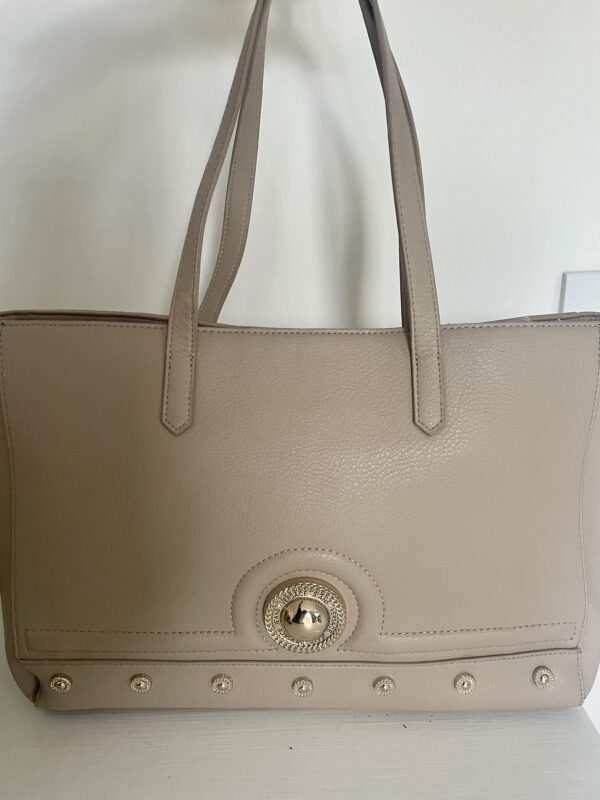 PRE-LOVED VERSACE BEIGE TOTE DUO