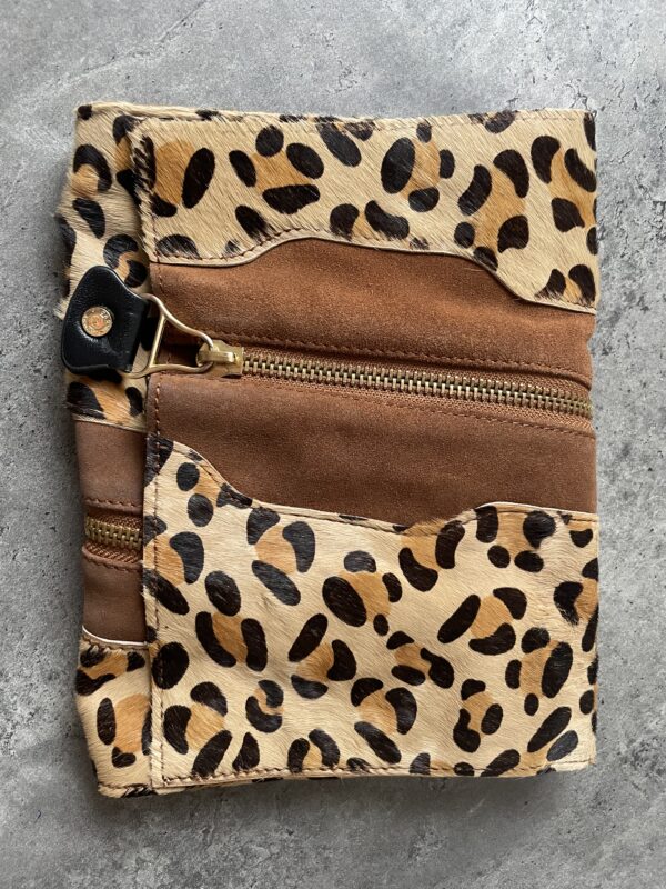 JIMMY CHOO MARTHA UNUSUAL LEOPARD PRINT SUEDE CLUTCH 🐆 - Image 6