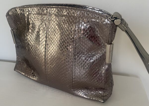 JIMMY CHOO CLUTCH PEWTER - Image 6