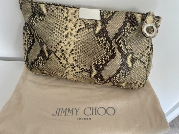 JIMMY CHOO ZULU LEATHER STAR CLUTCH - Image 4