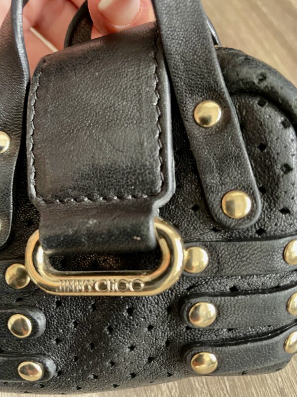 MINI JIMMY CHOO LEATHER KEY / CARD BAG/ PURSE - Image 2