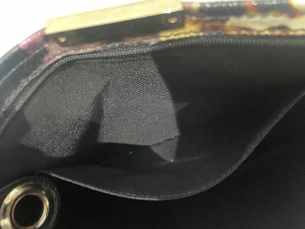 JIMMY CHOO PRINTED CANVASS ZULU CLUTCH - Image 6