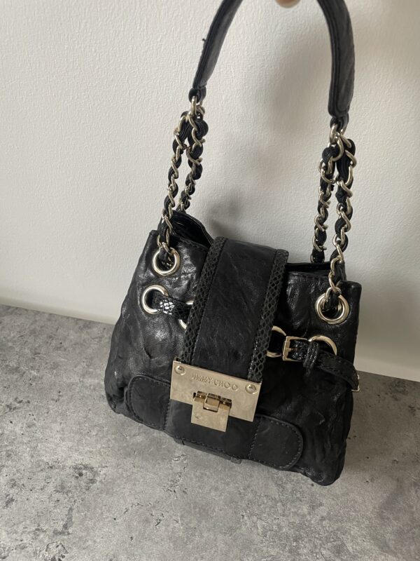 JIMMY CHOO SMALL LOOP BAG PRE-LOVED - Image 7