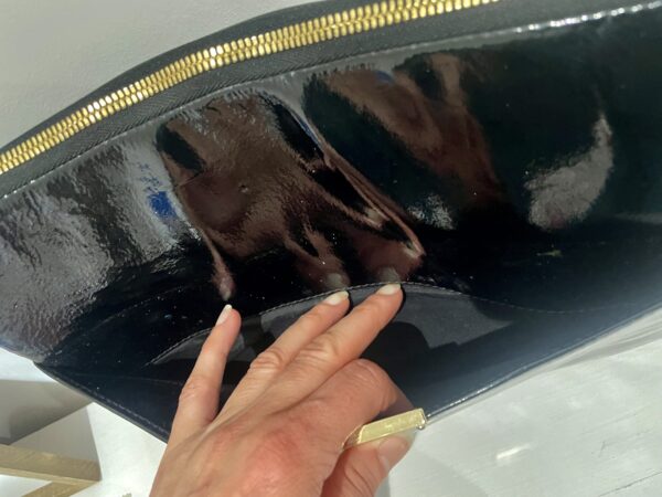 JIMMY CHOO PATENT LEATHER LAPTOP / LARGE CLUTCH - Image 6