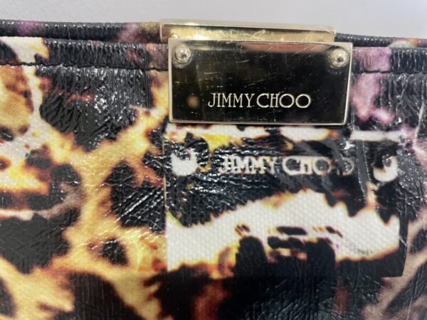 JIMMY CHOO PRINTED CANVASS ZULU CLUTCH - Image 3