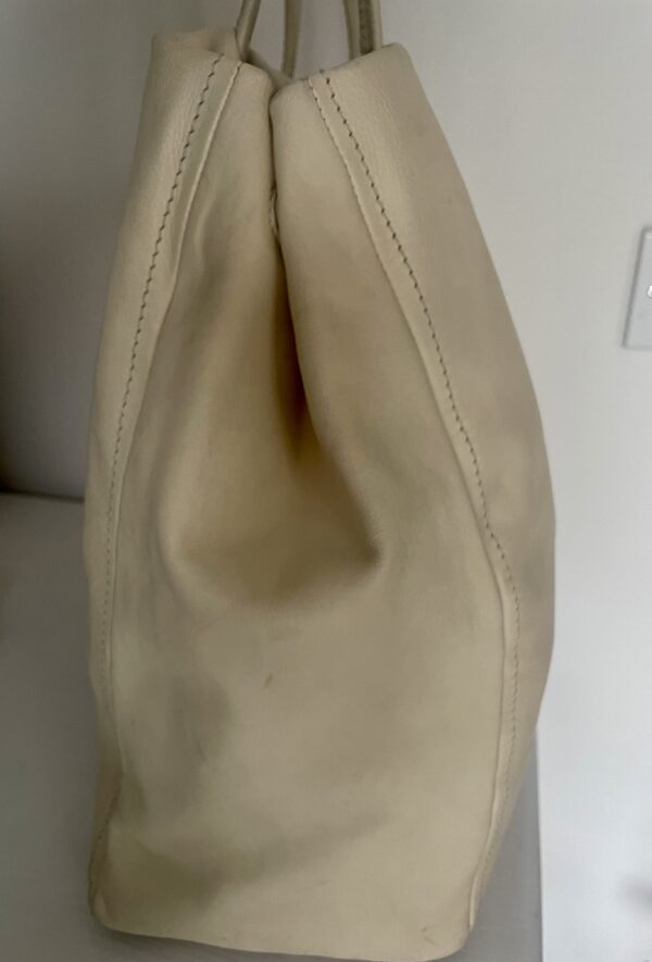 CALVIN KLEIN VINTAGE LEATHER TOTE / HOBO - Image 4