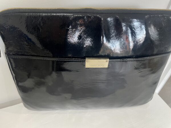 JIMMY CHOO PATENT LEATHER LAPTOP / LARGE CLUTCH - Image 3