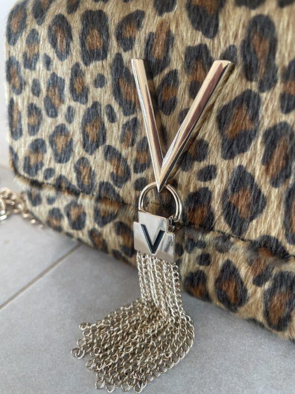 VALENTINO CROSS BODY BAG - FAUX LEOPARD FUR - Image 4