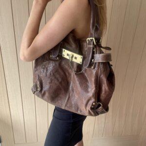 VINTAGE KAREN MILLEN LEATHER BAG
