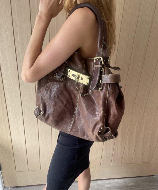 VINTAGE KAREN MILLEN LEATHER BAG
