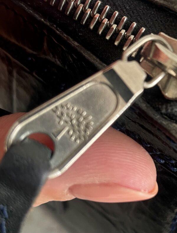 VINTAGE MULBERRY CROC LEATHER BAG - Image 6