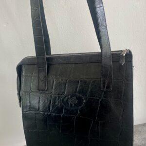 VINTAGE MULBERRY CROC LEATHER BAG