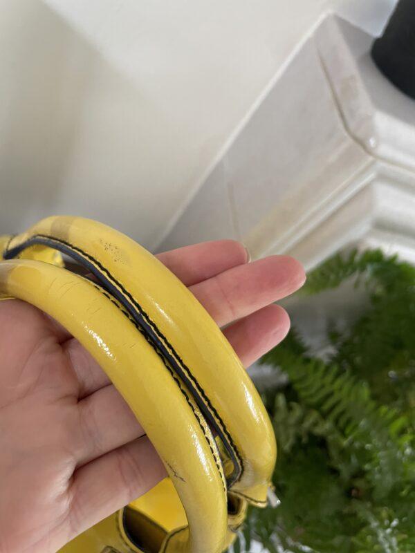 SPECIAL KAREN MILLEN YELLOW LEATHER BAG - Image 5