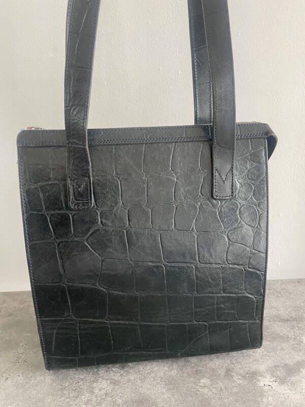 VINTAGE MULBERRY CROC LEATHER BAG - Image 4
